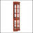 Corner Curio Cabinet with 5 Shelves and Lighting System Solid base frame, comfortable, durable, beautiful-1721084573