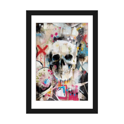 «Skull», reproduction d'art sur toile tendue