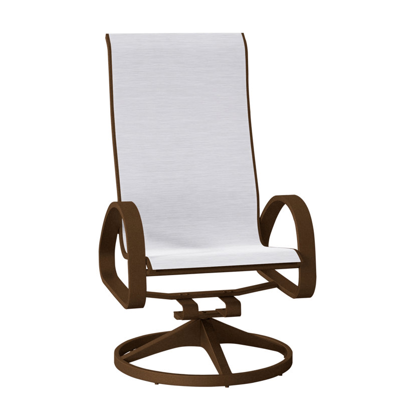 Fauteuil de patio pivotant Hiraku, Kona texturé, Abalone