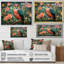 Hibou rose et gris dans le style Matisse V - Art mural animal hibou-744572102-744572109