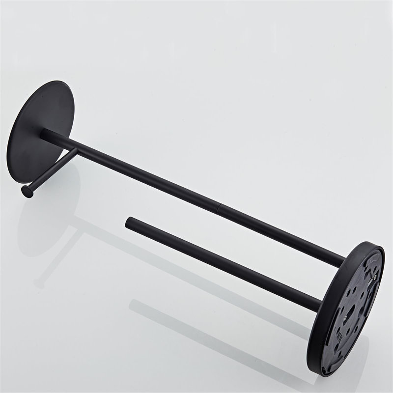 Free Standing Toilet Paper Holder, Matte Black