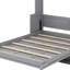Lit escamotable avec bureau, lumières DEL et station de charge USB-356569670