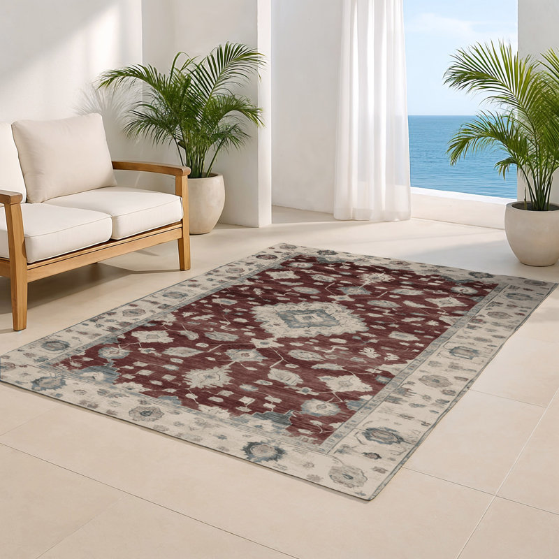 Tapis d'intérieur et d'extérieur surteint beige, Rectangulaire 2 pi x 3 pi