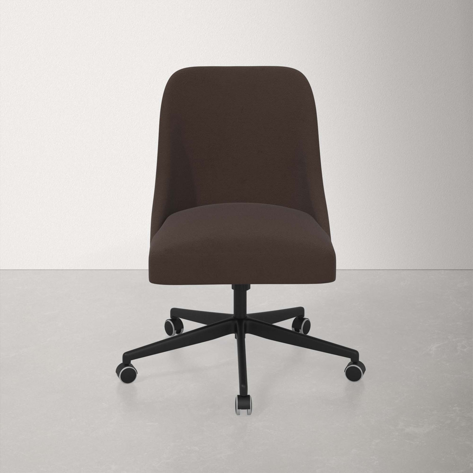 Acosta Office Chair, Classic Chocolate Velvet