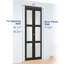 Porte pliante en bois manufacturé 3-Lite-126330724