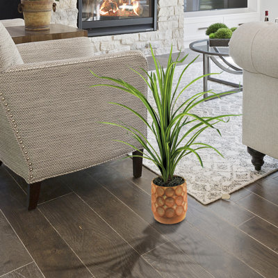 38'' Faux Dracaena Plant in Clay Planter