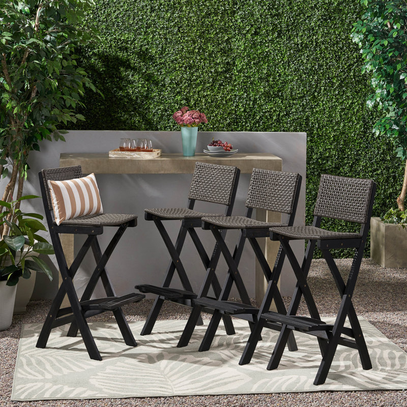 Tabouret de bar 31,5 po Jacobson, Gris foncé