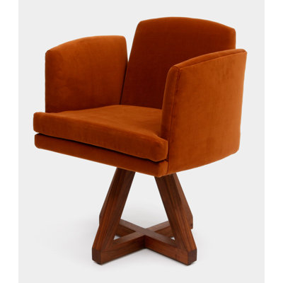 Allison 18'' H Velvet Upholstered Armchair