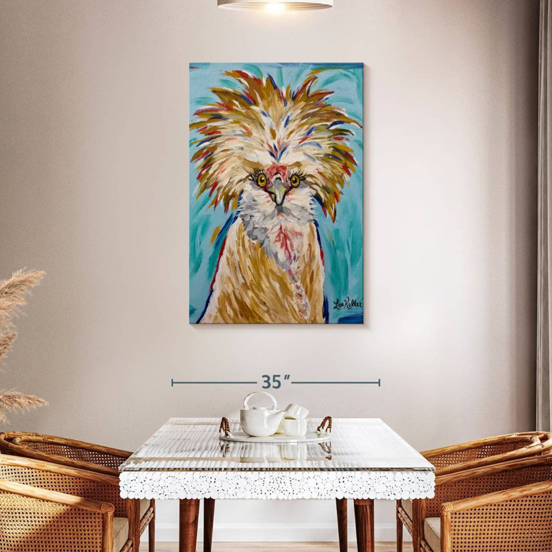 Brampt Chicken Lola Polish Chicken, 45" H x 30" W