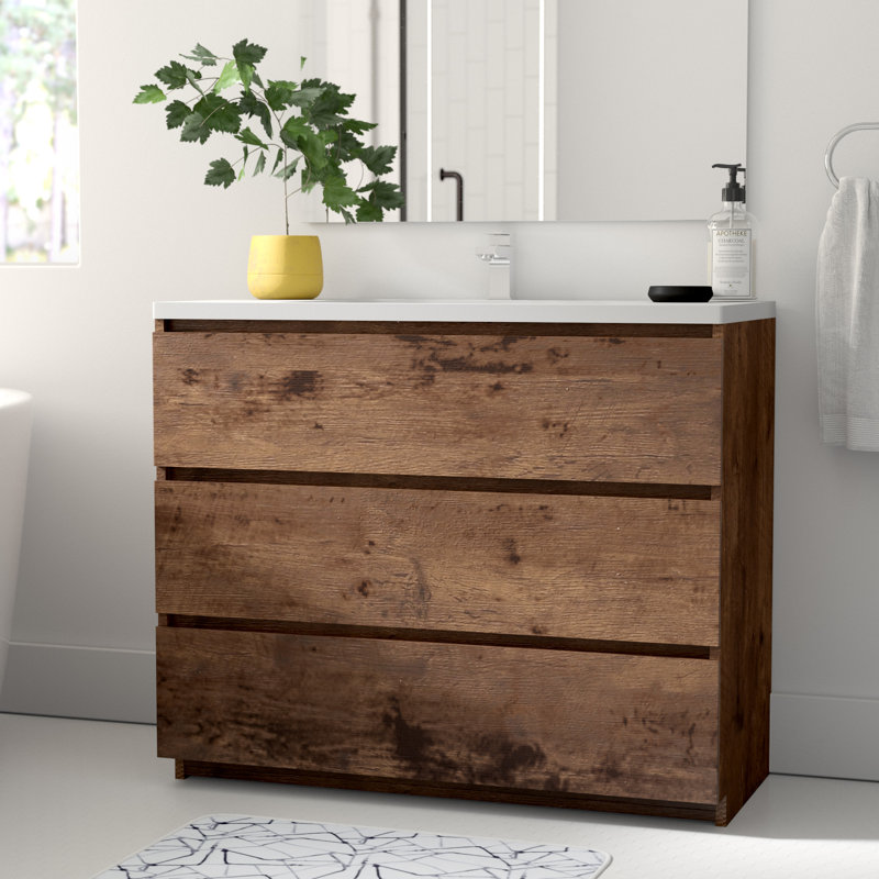 Ensemble de meuble-lavabo simple 42 po Hargrave, Bois de rose