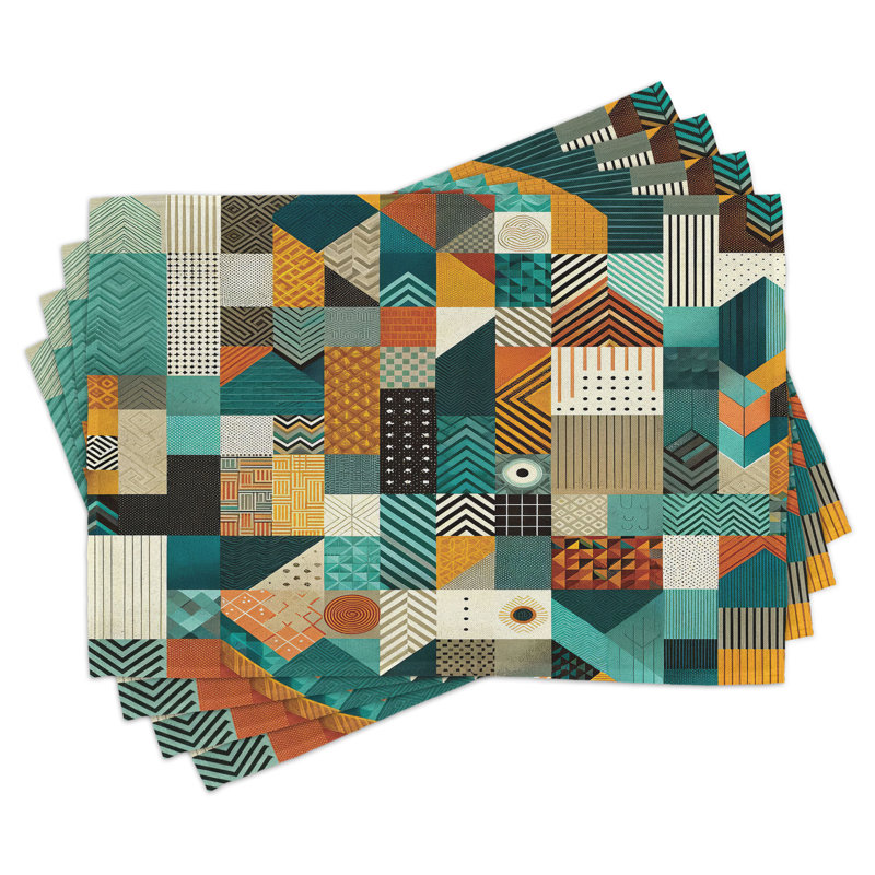 Ensemble de 4 napperons Ambesonne