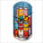 Pop Art Campbells Soup I - Cylinder Shape Large Multi-Color Wall Clock - Unique Shape-105420827
