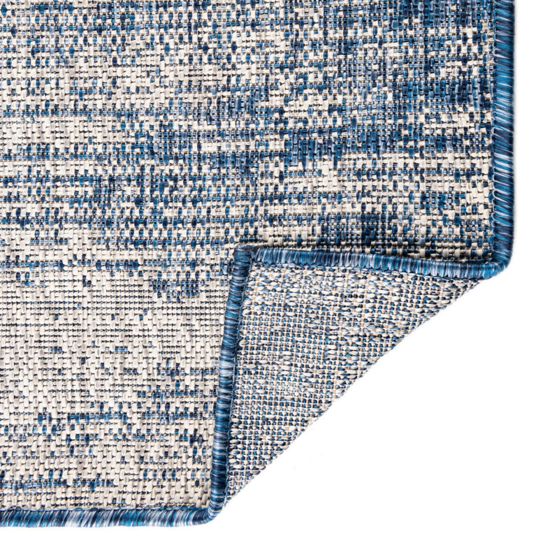 Tapis intérieur / extérieur moderne Penson, Rectangle 4 pi 1 po x 6 pi 1 po