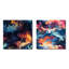 Daejon - Ensemble de 2 reproductions d'art sur toile abstraites-102575473-102575478