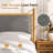 Mid-Century Upholstered Platform Bed-1303522898