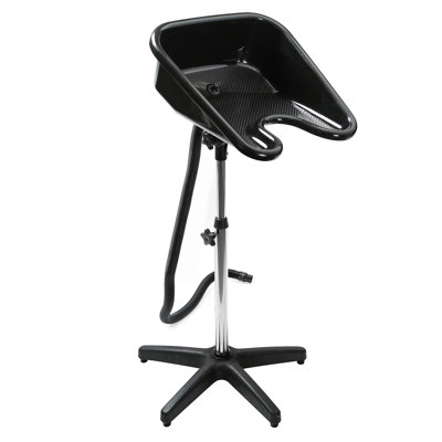 19'' L x 20'' W Black Portable Shampoo Sinks