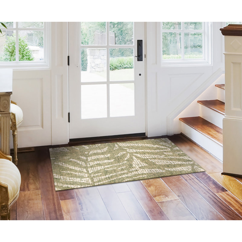 Muhlfeld Wool Floral Indoor Rug, Rectangle 2' x 3'
