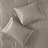Taupe 7 Piece Charmeuse Decorative - King Comforter With Pillows