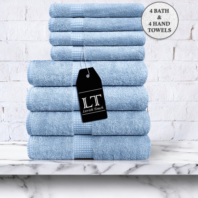 Hammel Amadeus Luxury 6 Piece Turkish Cotton Towel Set Eider & Ivory Color: Gray