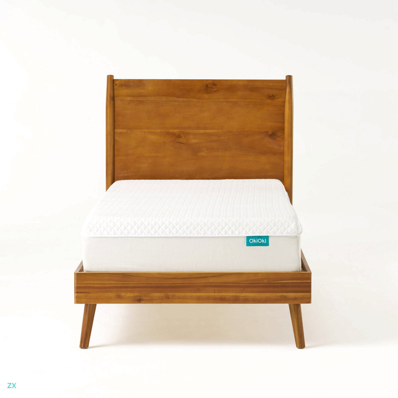 Lit plateforme en bois massif (lit simple), base robuste et installation facile