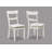 Eisley Rustic Farmhouse Transitional 5-Piece Dining Set â€“ Grey Linen Upholstered Chairs, Rectangular Table, Easy Assembly
