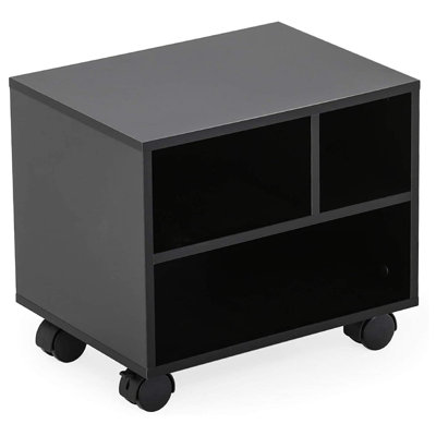 15.35'' W Printer Stand with Wheels