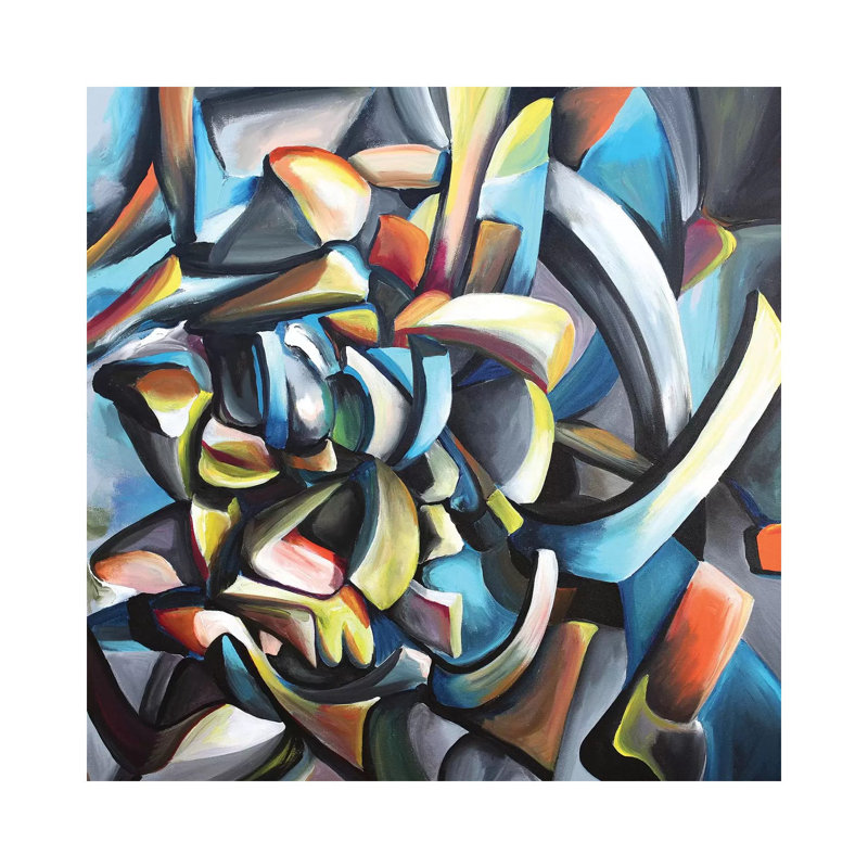 Guitarrista 1 Piece Wrapped Canvas Painting, 66.04 cm H x 66.04 cm W x 1.91 cm D