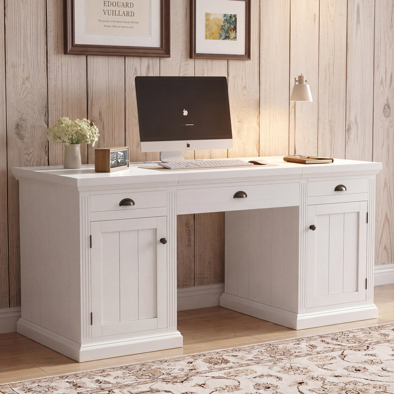 Bureau de direction moderne 67 "avec rangement et ports USB