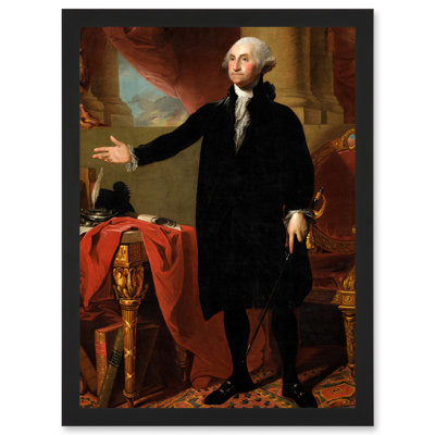 Stuart President George Washington - Single Picture Frame Print