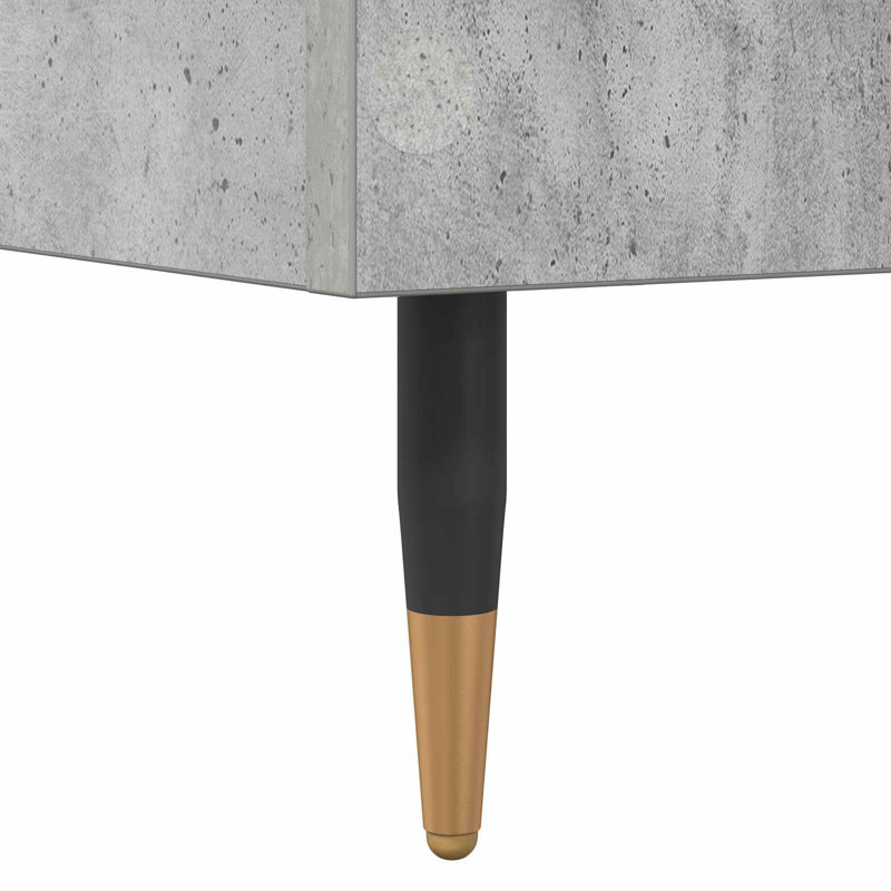 Bed, Concrete Grey