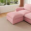 Canapés modulaires confortables, tissu chenille, style moderne pour le salon