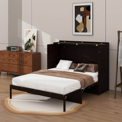 Queen Size Murphy Bed With Drawers And USB