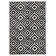 Velours Machine Woven Black/White Indoor Rug