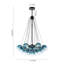 Lustre chic à motif de grappe en verre dégradé moderne-118804008