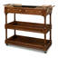 Capital Serving Cart Fruitwood Finish