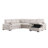 Multi - Functional L - Shaped Corner Sofa with Storage & Convertible Bed Features