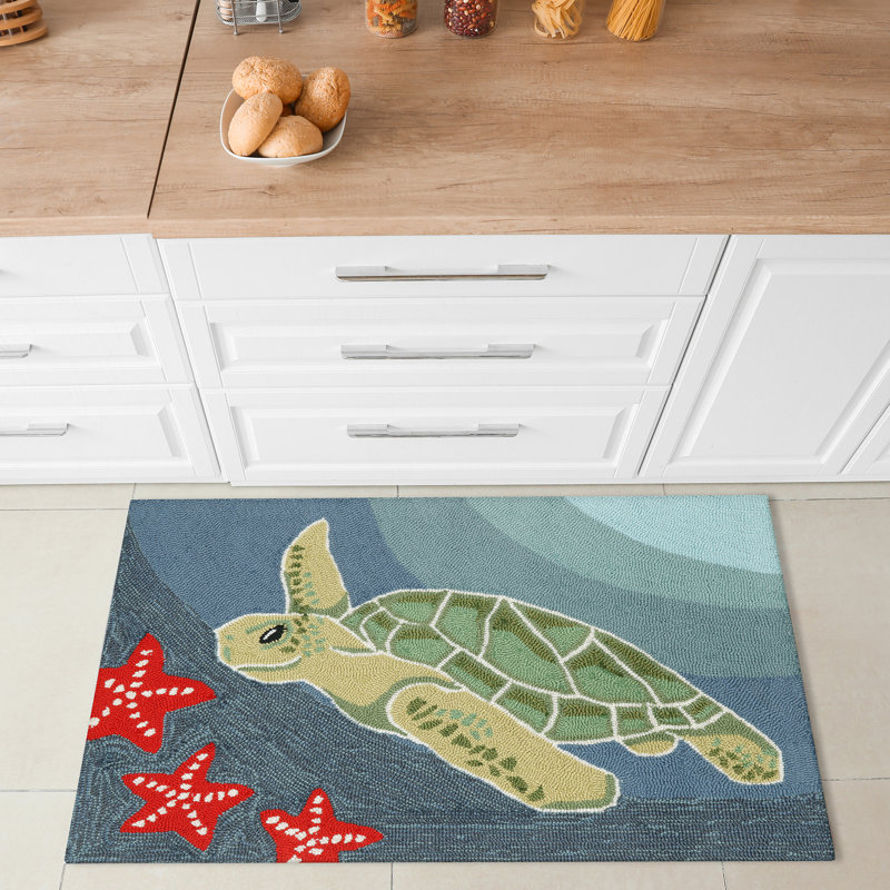 Zilla  No Pattern And Not Solid Color Polyester Kitchen Mat, 30" W x 48" L