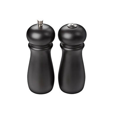 4 Capstan Acrylic Pepper Mill & Shaker Set with Rack - Chef