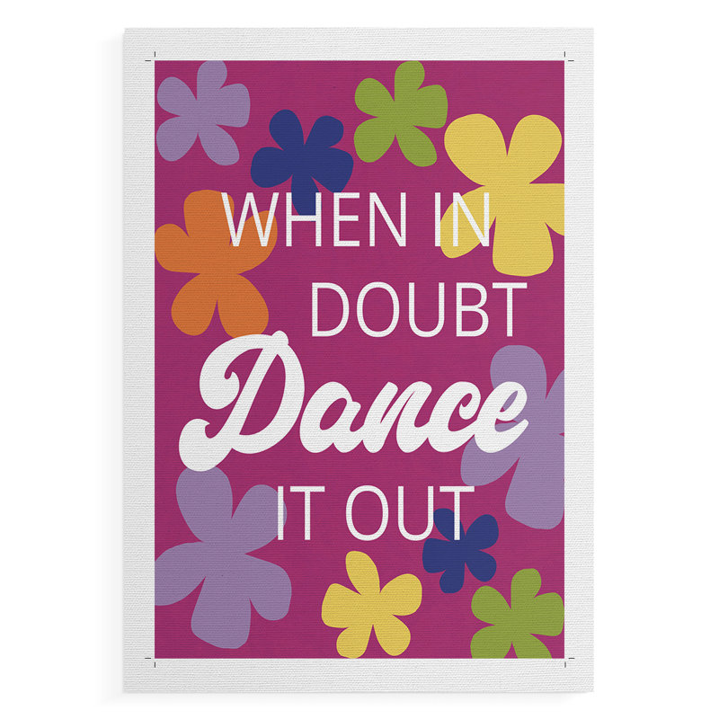 Dance It Out - Impression sur toile seulement - NON-CADRE, H 60 po x l 40 po
