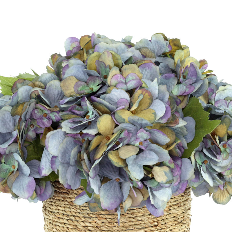 Fall Hydrangea Floral Arrangement, Blue