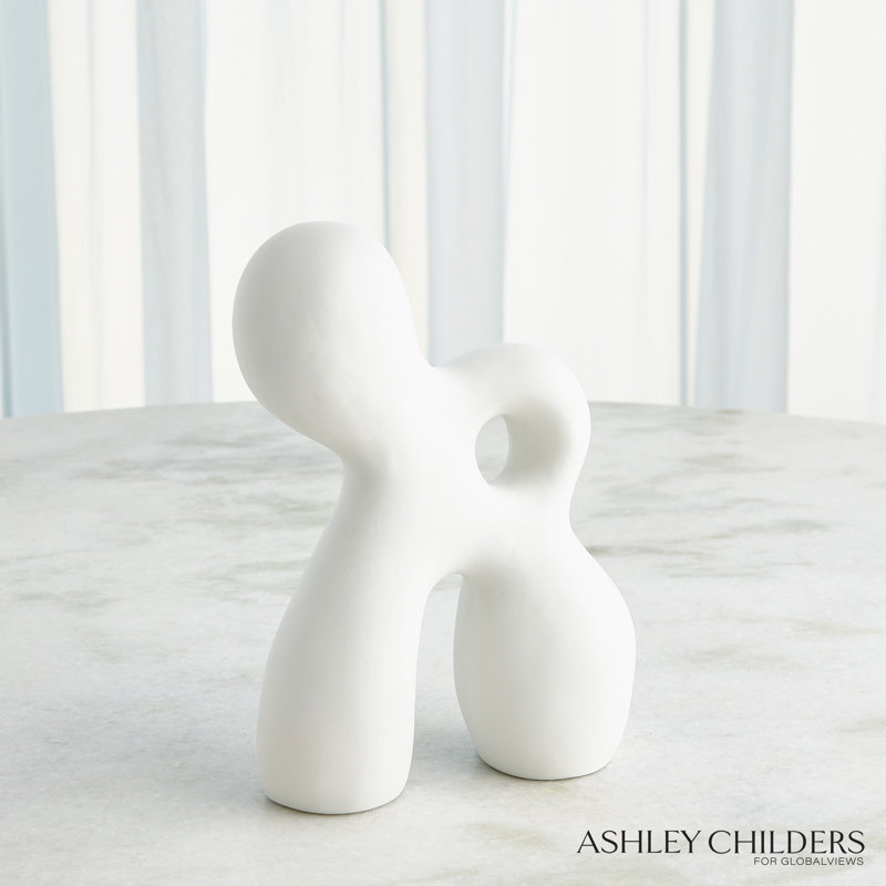 Ronan Sculpture-Matte White-Sm