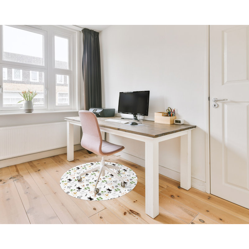 Drossett Hard Floor Straight Round Chair Mat