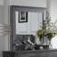 Miroir décoratif en crème de style français de 37 pouces pour l'entrée