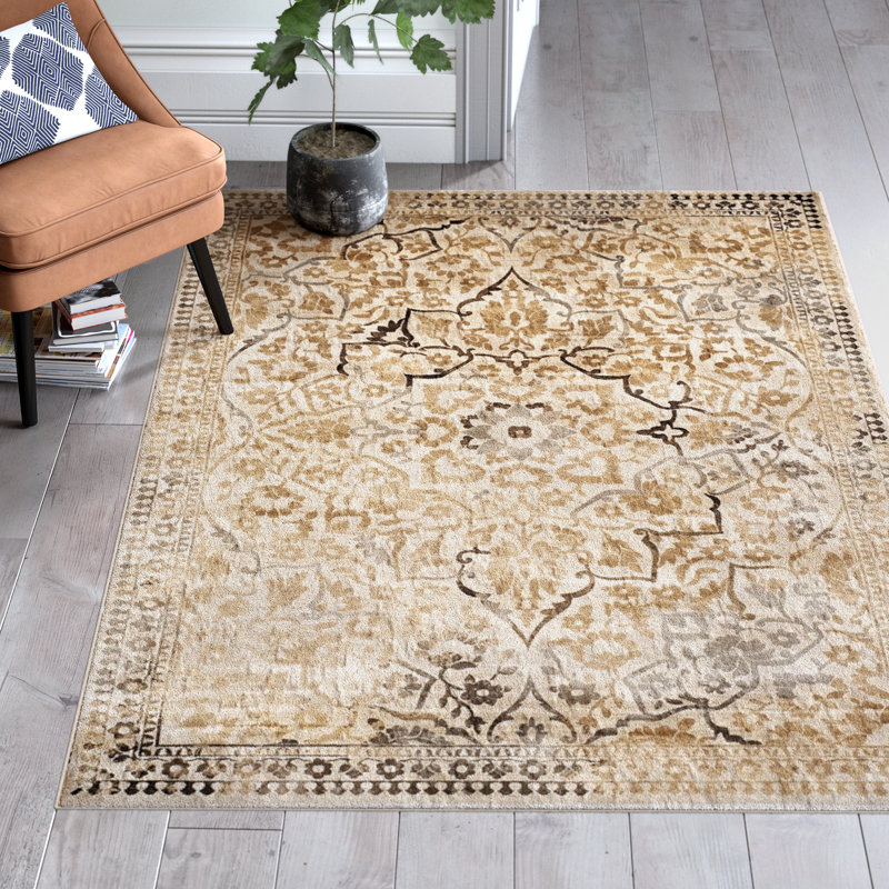 Emmie Oriental Hand Woven Area Rug, Rectangle 160 x 229 cm