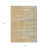 3' X 5' Gold Gray And Ivory Striped Washable Indoor Outdoor Area Rug