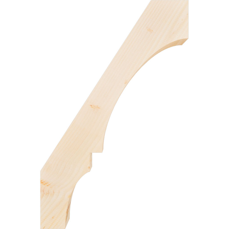 Genouillère Balboa, Sapin de Douglas, Lisse, H 34 po x l 3,5 po x P 22 po