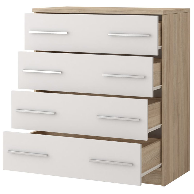 80 cm W Chest of 4 Drawers