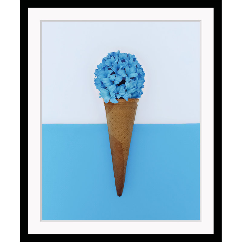 Blumeneis - Single Picture Frame Print