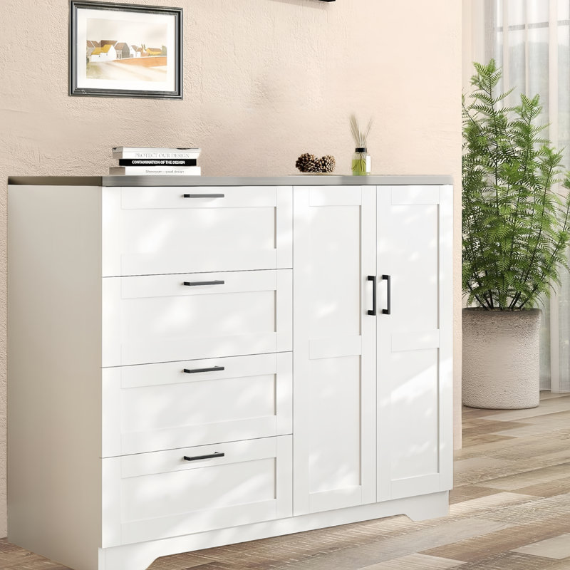 4 Drawer 50Cm W Solid Wood Dresser