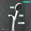 Hansgrohe Rainfinity Handheld 3-Jet Showerhead 130-1939317242-1899984845